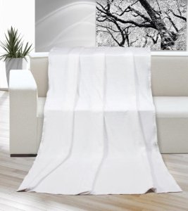 Deka micro jednolůžko 150x200cm bílá přírodní (smetanová)