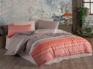 Prodloužené povlečení bavlna 140x220, 70x90 cm Tibora salmon
