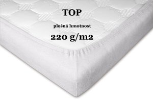 Froté prostěradlo stříbrné