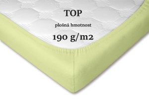 Jersey prostěradlo hrášek