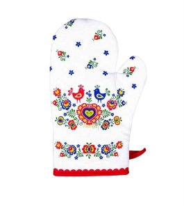 Kuchyňská chňapka Folklor červená, 1 ks