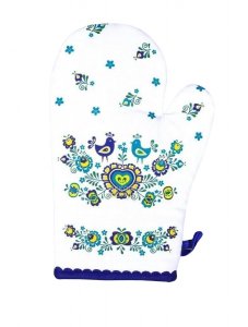 Kuchyňská chňapka Folklor modrá, 1 ks