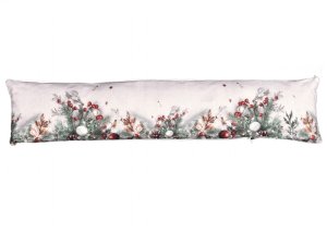 Vánoční svítící dekorace okenní polštář Cesmína CYH6024GC 20x85 cm