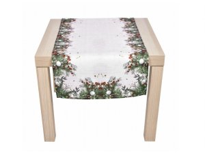 Vánoční ubrus Cesmína CYH6024GC 40x140 cm