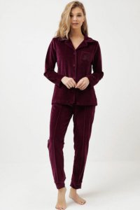 Soft Cotton Luisa Moretti Dámské pyžamo bambusové CARLA Luisa Moretti Dámské bambusové pyžamo CARLA Světle žlutá M - 8680404143965