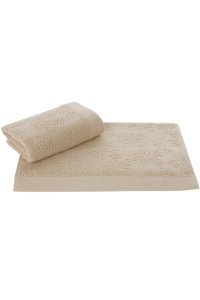 Soft Cotton Soft Cotton Osuška LEAF 75 x 150 cm Béžová - 8698642052246