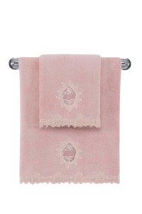 Soft Cotton Soft Cotton Ručník DESTAN s krajkou 50x100cm Fialová / Lila - 8698642038707