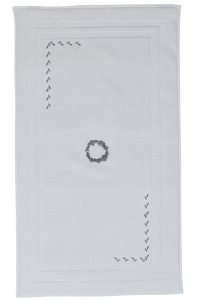 Soft Cotton Soft Cotton Koupelnová předložka SEHZADE 50x90 cm Smetanová / zlatá výšivka - 8698642029538