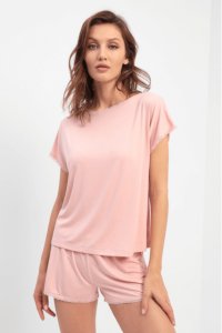 Soft Cotton Luisa Moretti Dámské bambusové pyžamo MIRANDA XL Růžová - 8680404127934