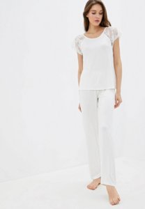 Soft Cotton Luisa Moretti Dámské bambusové pyžamo SUSANA XL Bordó - 8680404125602