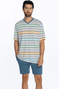 Soft Cotton GUASCH Pánské pyžamo ANDREAS M &Scaron;edá GUASCH Pánské pyžamo ANDREAS M &Scaron;edá - 8431204666693