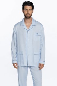 Soft Cotton GUASCH Pánské pyžamo VINCENTE XL Modrá GUASCH Pánské pyžamo VINCENTE XL Modrá - 8431204667119