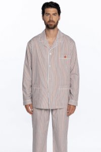 Soft Cotton GUASCH Pánské pyžamo EDGAR M Terakota GUASCH Pánské pyžamo EDGAR M Terakota - 8431204667010