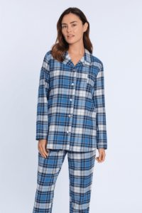 Soft Cotton GUASCH Dámské pyžamo SARA XXL Modrá GUASCH Dámské pyžamo SARA XXL Modrá - 8431204634388