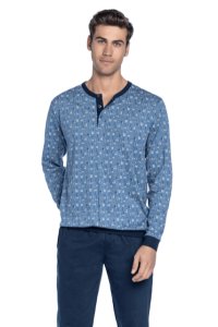Soft Cotton GUASCH Pánské pyžamo ANTONIO XXL Modrá GUASCH Pánské pyžamo ANTONIO XXL Modrá - 8431204658681