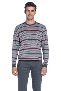 Soft Cotton GUASCH Pánské pyžamo GERARDO XL &Scaron;edá GUASCH Pánské pyžamo GERARDO XL &Scaron;edá - 8431204659213
