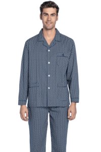Soft Cotton GUASCH Pánské pyžamo ADOLFO L Tmavě modrá GUASCH Pánské pyžamo ADOLFO L Tmavě modrá - 8431204656175