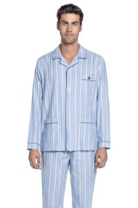Soft Cotton GUASCH Pánské pyžamo RODRIGO M Světle modrá GUASCH Pánské pyžamo RODRIGO M Světle modrá - 8431204660943