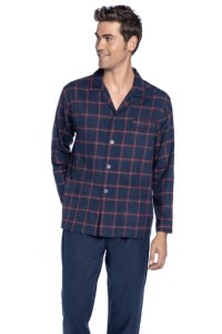 Soft Cotton GUASCH Pánské pyžamo TOBIAS 3XL Tmavě modrá GUASCH Pánské pyžamo TOBIAS 3XL Tmavě modrá - 8431204661971