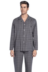 Soft Cotton GUASCH Pánské pyžamo FRANCESCO L &Scaron;edá GUASCH Pánské pyžamo FRANCESCO L &Scaron;edá - 8431204656298