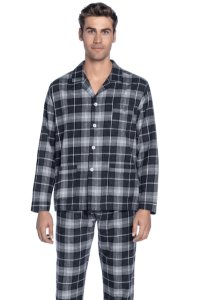 Soft Cotton GUASCH Pánské pyžamo SAMUEL L Tmavě šedá GUASCH Pánské pyžamo SAMUEL L Tmavě šedá - 8431204656366