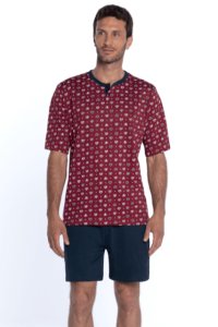 Soft Cotton GUASCH Pánské pyžamo SIMON XXL červená GUASCH Pánské pyžamo SIMON XXL červená - 8431204646244
