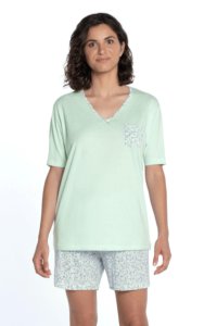 Soft Cotton GUASCH Dámské pyžamo ALMA XL Mentolová GUASCH Dámské pyžamo ALMA XL Mentolová - 8431204646756