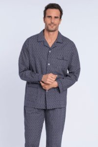 Soft Cotton GUASCH Pánské pyžamo DIEGO XXL Tmavě modrá GUASCH Pánské pyžamo DIEGO XXL Tmavě modrá - 8431204631929