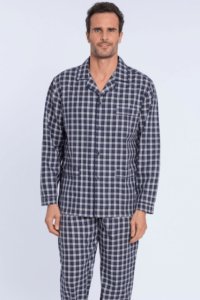 Soft Cotton GUASCH Pánské pyžamo ZACARIAS M Tmavě modrá GUASCH Pánské pyžamo ZACARIAS M Tmavě modrá - 8431204631691