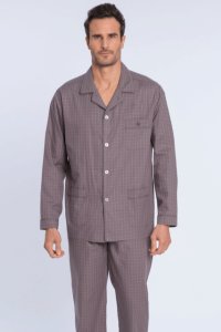 Soft Cotton GUASCH Pánské pyžamo HUGO XL &Scaron;edá GUASCH Pánské pyžamo HUGO XL &Scaron;edá - 8431204631561