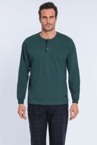Soft Cotton GUASCH Pánské pyžamo JAVIER XXL Zelená GUASCH Pánské pyžamo JAVIER XXL Zelená - 8431204632674