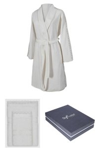 Soft Cotton Soft Cotton Dárkové balení županu, ručníku a osušky SELYA L Smetanová Soft Cotton Dárkové balení županu, ručníku a osušky SELYA L Smet - 8698642058576