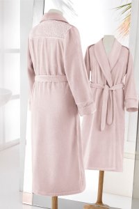 Soft Cotton Soft Cotton Dámský elegantní župan QUEEN v dárkovém balení XL Smetanová - 8698642056527
