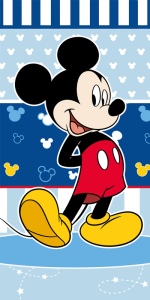 Polášek Holešov Dětská osuška Mickey Blue 100% bavlna 70x140