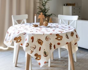 Polášek Ubrus vánoční Z-3580 100% polyester Vánoce 30x30