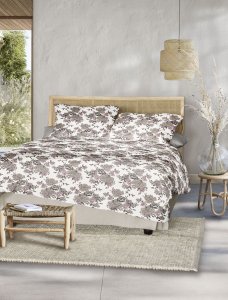Irisette Povlečení krep Irisette 8618 - 11 100% bavlna květiny 140x200 / 70x90